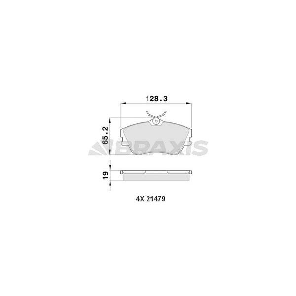 Ön Fren Balatası Transporter T4 2,4D / 2,5Tdı 90>03