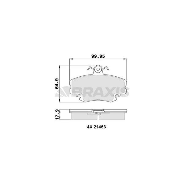 Ön Fren Balatası P205 1.9 Gtı (Fıslı)