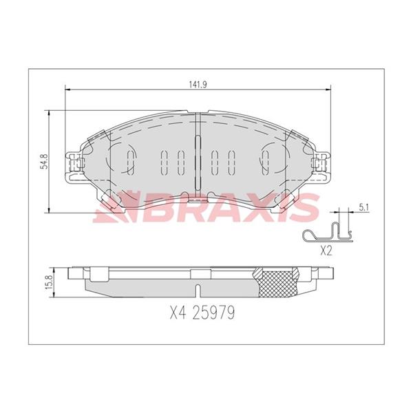 Fren Balatası On Sx4 S-Cross 13 > Vıtara 15 >