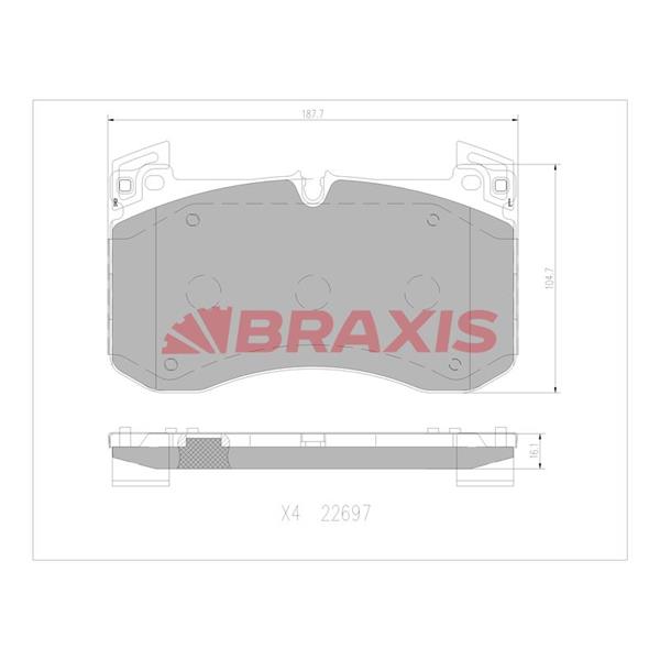 Fren Balatası Arka G-Class W463 18>