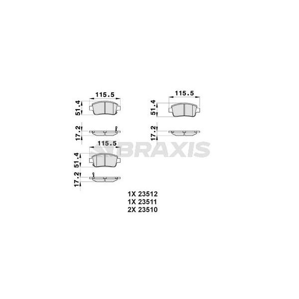 Ön Fren Balatası Toyota Yarıs 2002-2006 Corolla Verso Vvt-I 2001->