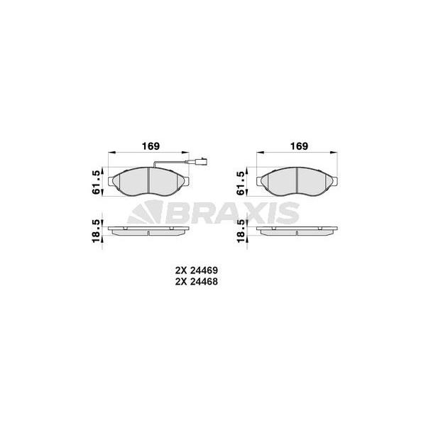 Ön Fren Balatası Ducato Iıı Boxer Iıı Jumper Iıı 2.2Hdı 2.2Hdı 3.0Hdı 16Q / 20Q 06> Karsan Jest 12>