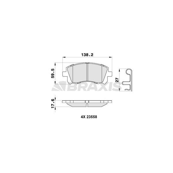 Ön Fren Balatası Subaru Forester 2.0 2.0T (97 02) Legacy Iı 2.5I 4Wd (96 99)