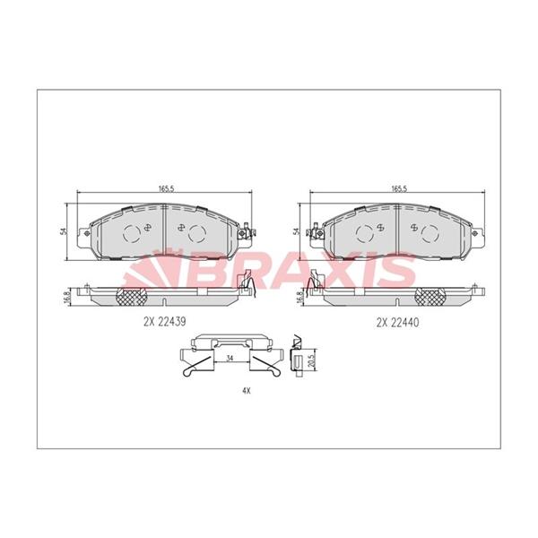 Ön Fren Balatası Nıssan Navara D23 Kasa 2.3 4×4 2015->