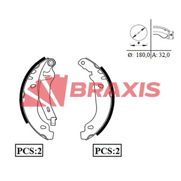 Arka Fren Balatası Pabuc P306 Sedan / Hb Xsara 1.4 1.6 1.8 1.8D 1.9D 1.5 Dızel (97 00)