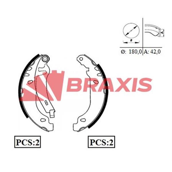 Arka Fren Balatası Pabuc R11 R19 R21 Manager Twıngo Clıo I (90>98)