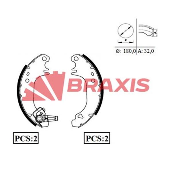 Arka Fren Balatası Pabuc P106 Saxo Abssız
