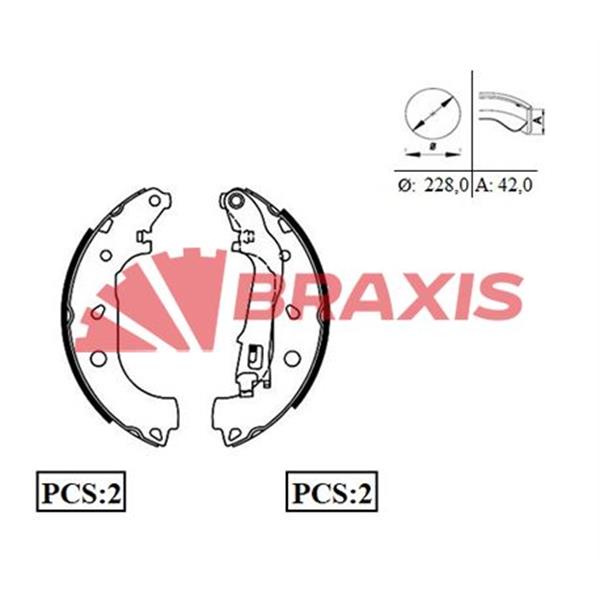Arka Fren Balatası Pabuc Doblo Iı Iıı Idea Albea 1.3 / 1.4 / 1.6 / 1.9