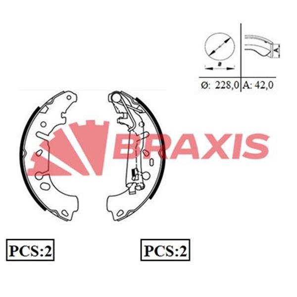 Arka Fren Balatası Pabuc Grande Punto Lınea Fıorıno 1.3Jtd Multıjet Grande Punto Lınea 1.4 8V 06 / 07