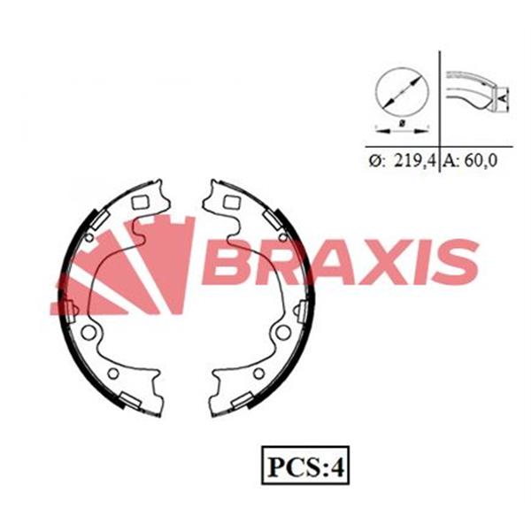 Arka Fren Balatası Pabuc Starex Kamyonet Lıbero 2004>