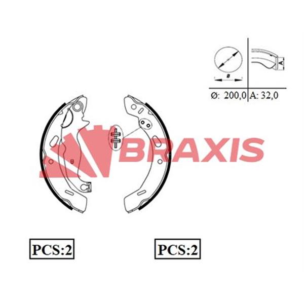 Arka Fren Balatası Pabuc Fıesta Vı 08 /> Mazda Iı 07>