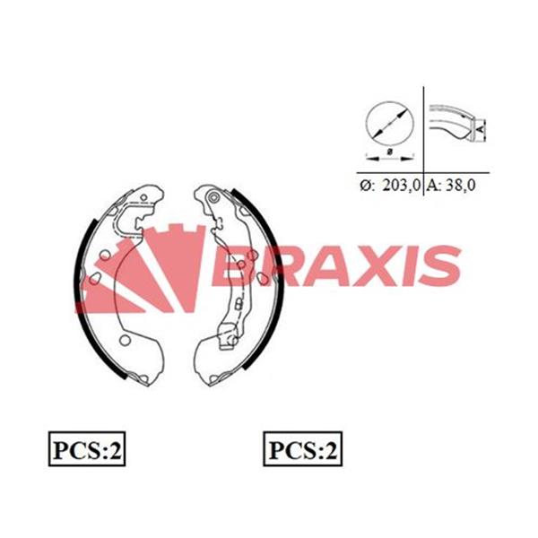 Arka Fren Balatası Pabuc Mıcra Iıı K12 03>10 Note 07>10 Clıo Iı 04> Clıo Iıı 05>