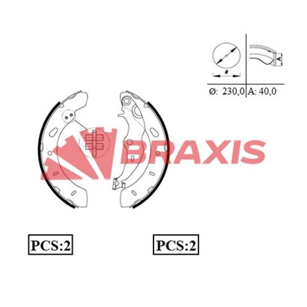 Arka Fren Balatası Pabuc Bmax 12 /> Focus Iıı 1.0 / 1.5Tdcı / 1.6Tı 11 /> Transıt Courıer 1.5Tdcı 1.