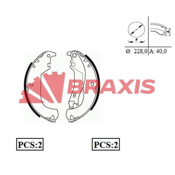 Arka Fren Balatası Pabuc Doblo Albea 1.2 / 1.3 / 1.4 / 1.6 / 1.9