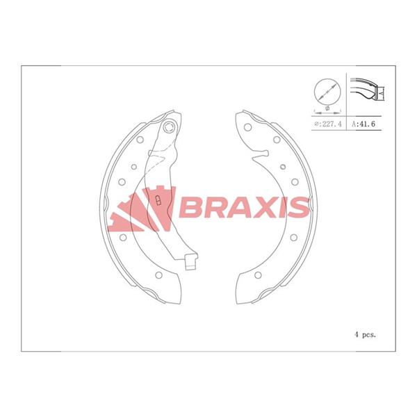 Arka Fren Balatası Pabuc Bmw E36 M40 M43