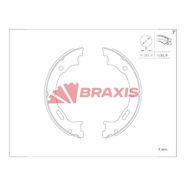 Fren Balatası Arka (Park Frenı Pabucu) Ml-Class W163 98>05