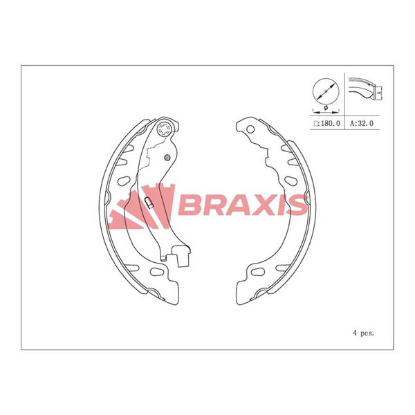 Fren Balatası Arka Pabuc 500 10 > 500C 09 > 500L 14 > Panda 03 > Ka 08 >