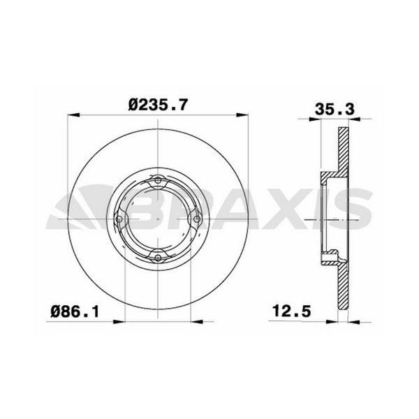 Fren Diski Ön Havalı 236Mm Matız 98>