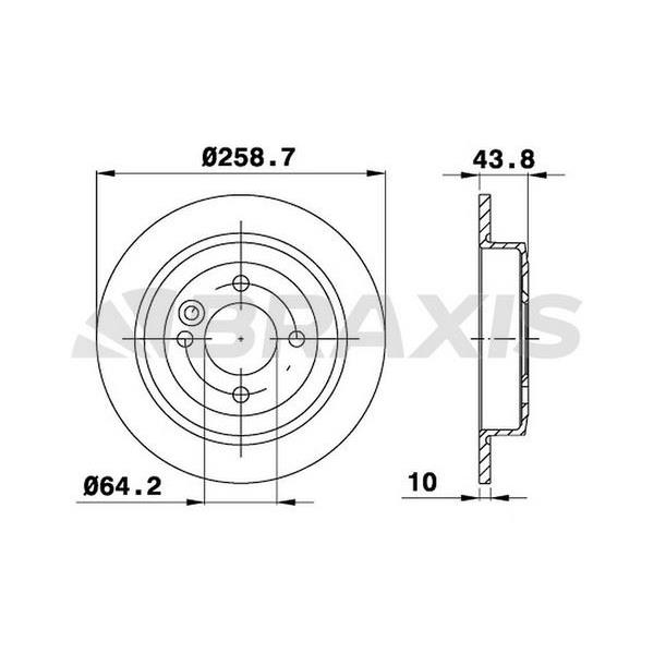 Arka Fren Diski Mını R50 R52 R53 R55 R56