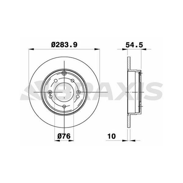 Fren Diski Arka Sonata V 2.0 Vvtı / 2.0 Crdı / 2.4 / 3.3 05> Sonata Vı 2.4 09>
