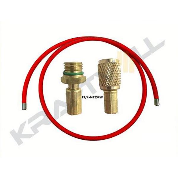 Klima Gaz Basma Hortumu  3000 Mm F 1/4 X M1234yf J2888  Kırmızı