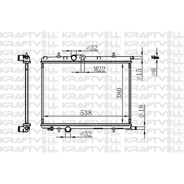 Motor Su Radyatorü P206 P206+ (T3e) 1,4 / 1,6 16V / 2,0 16V / 1,4Hdı Klimalı P206 Tu5jp4 (1,6 16V) Otomatık (1330.H6)(1330.F4)> Brazıng