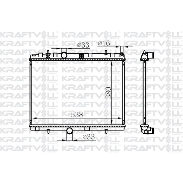 Motor Radyatorü P301-P2008-P207-C2-C3> Brazıng
