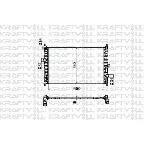 Su Radyatorü 3008 P84e 5008 P87e 508 R8 / C5 Aırcross Berlıngo / Granland X Astra L