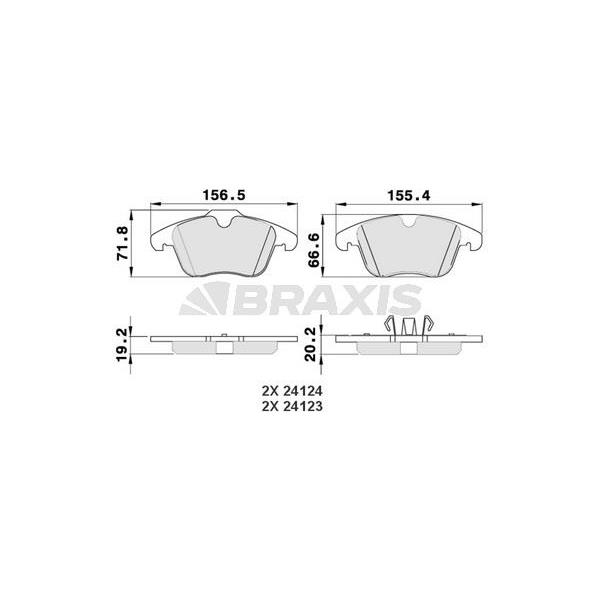 Ön Fren Balatası Freelander 2 06-14 / Mondeo Iv 1.6Tı / 2.0Tdcı / 1.8Tdcı / 2.5 07 /> S Max Galaxy 1.6Tdcı / 1.6 Tı / 2.2Tdcı