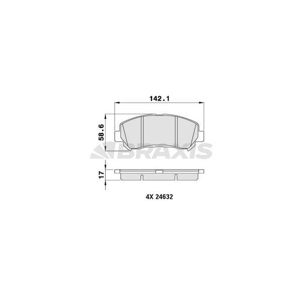 Ön Fren Balatası Nıssan Qashqaı 2007 2012 X Traıl 2008 2011 Renault Kaleos 2.0 Dcı