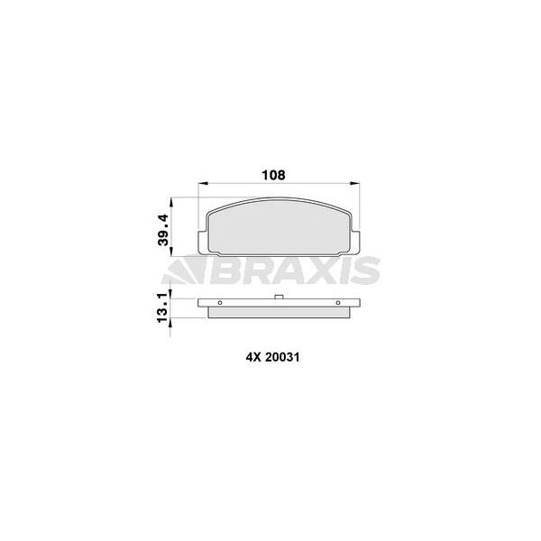 Arka Fren Balatası Mazda 6 323 626 Premacy