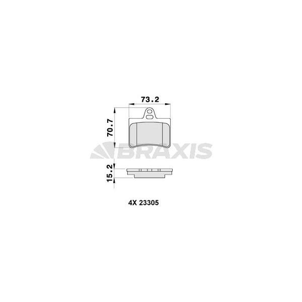 Arka Fren Balatası C5 1.8 16V.2.0 16V.2.0 2.2 Hdı.3.0 V6 03 / 01>