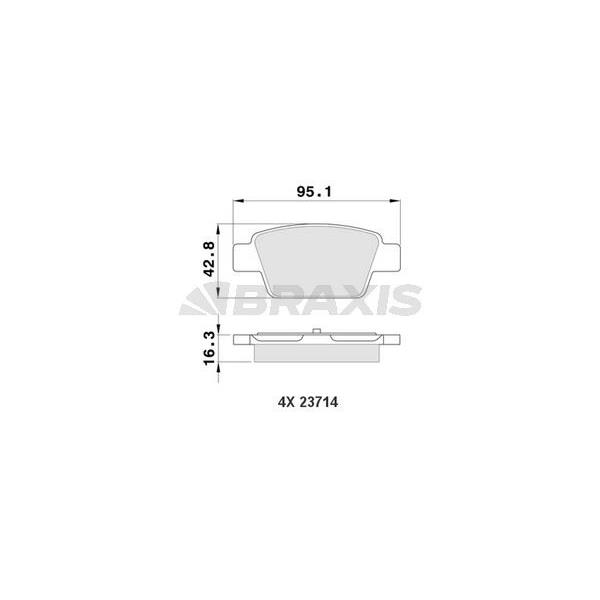 Fren Balatası Arka Stılo Tum Modeller 01> Bravo Lınea 1,4 1,4T Jet 1.6 1,9D Mtj 07> Multıpla 98> Delta Iıı 08>14 Mıto 08>