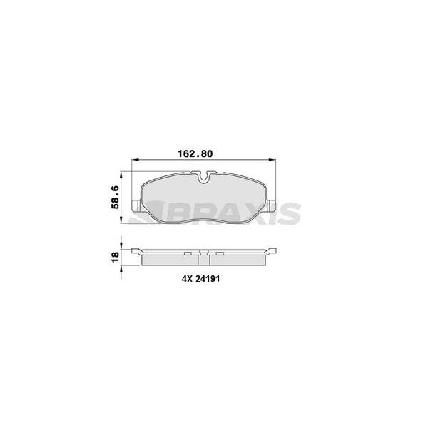 Ön Fren Balatası Land Rover Dıscovery Iıı 4.0 4.4 2.7 Td 3.0 Doscovery Iv 3.0 2.7 Range Ro