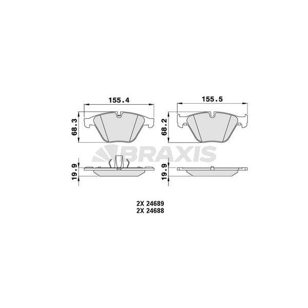 Ön Fren Balatası Bmw F10 F11 F12 F13 F06 530