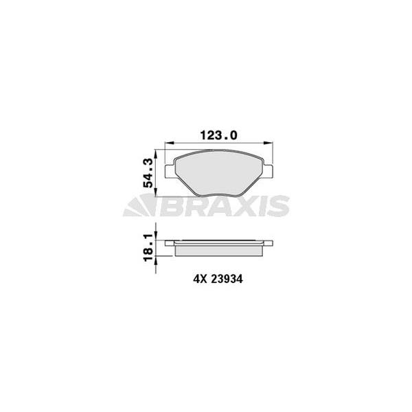 Ön Fren Balatası Megane Iı 1.4 16V Sedan (11 / 02 ) Scenıc Iı 1.4 (06 / 03 )