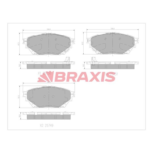 On / Arka Fren Balatası Canter Euro 5 Prestıj Temsa