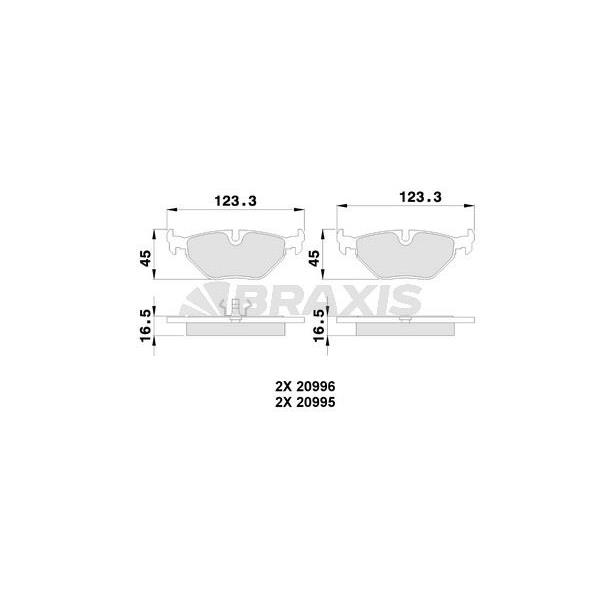Fren Balatası Arka Bmw E36 Z3 E32 E34 E36 M3 E34 M5