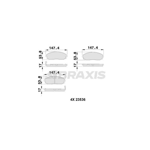 Ön Fren Balatası Hyundai Starex 2.5 97-02