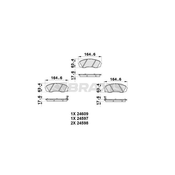 Ön Fren Balatası H 1 08> / Carnival 06 12