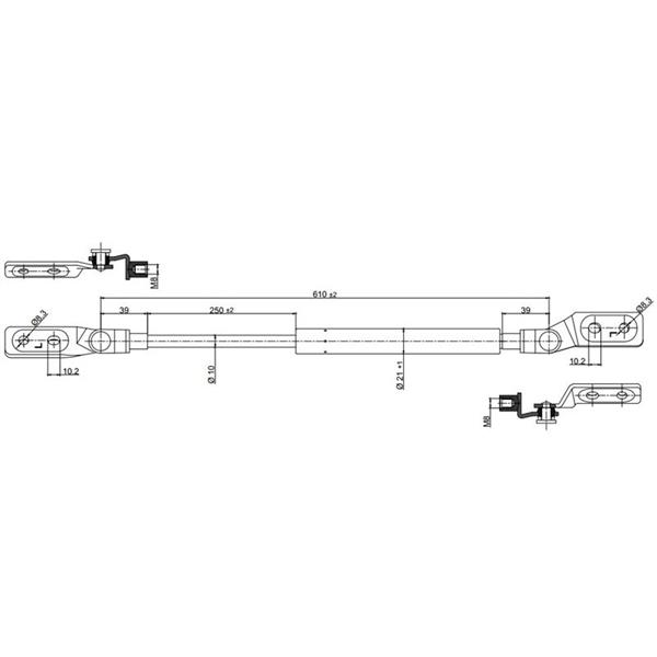 Bagaj Amortisoru Sol Mazda 626 V Hb>97