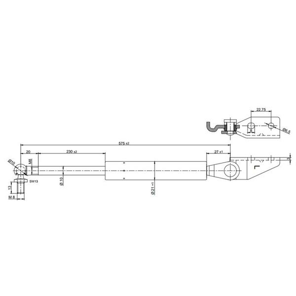 Bagaj Amortisoru Sol Mazda 323 P V>96