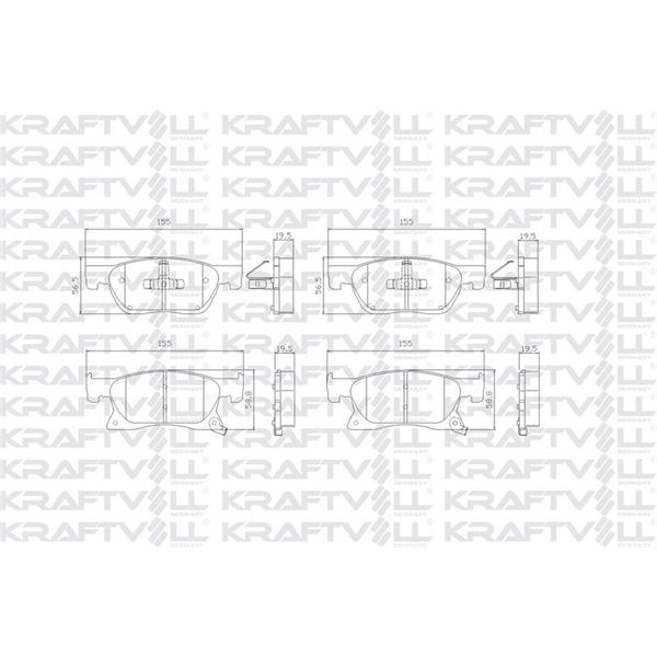 Fren Balatası Ön Astra K (Cap 276)