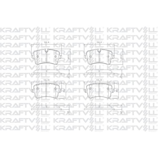 Arka Fren Balatası A8 4H 3,0 Tfsı Quattro / 4,2 Fsı Quattro / 3,0 Tdı Quattro / 4,2 Tdı Quattro 11 /