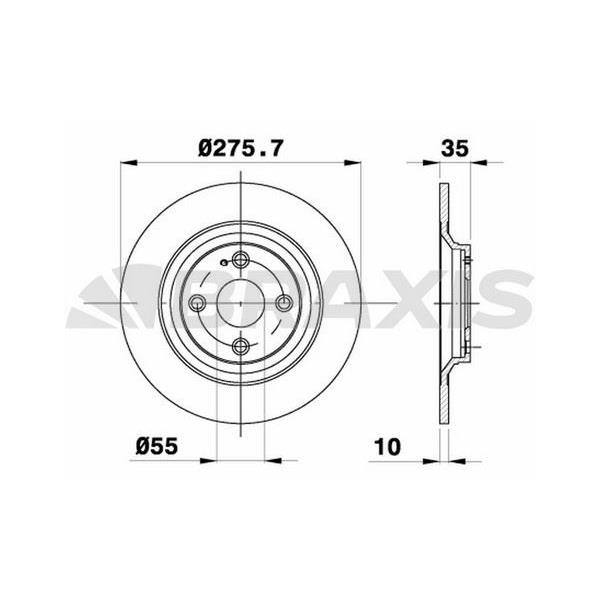 Fren Diski Arka Mazda Mx5 1.6I 1.8I