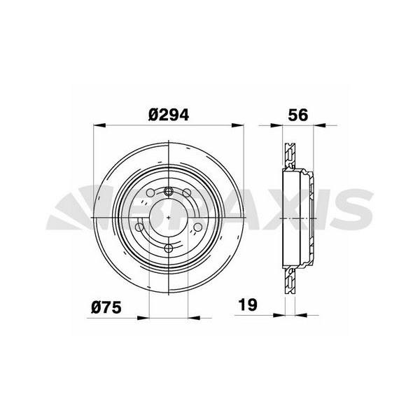 Arka Fren Dıskı Bmw E46 325Xı 2.5